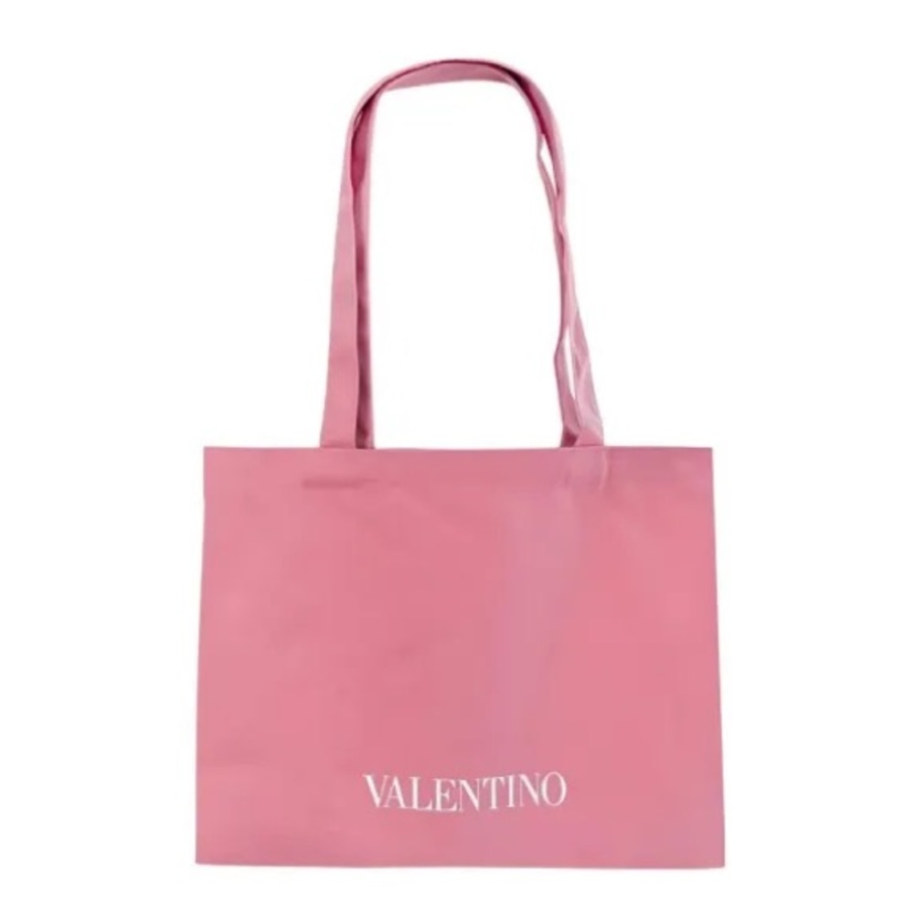 Valentino Beauty Pink Canvas Tote Bag - Picture 4 of 10